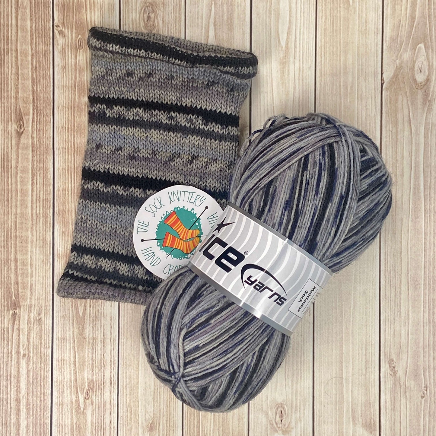 grey shades sock yarn by Ice Yarns - The Sock Knittery
